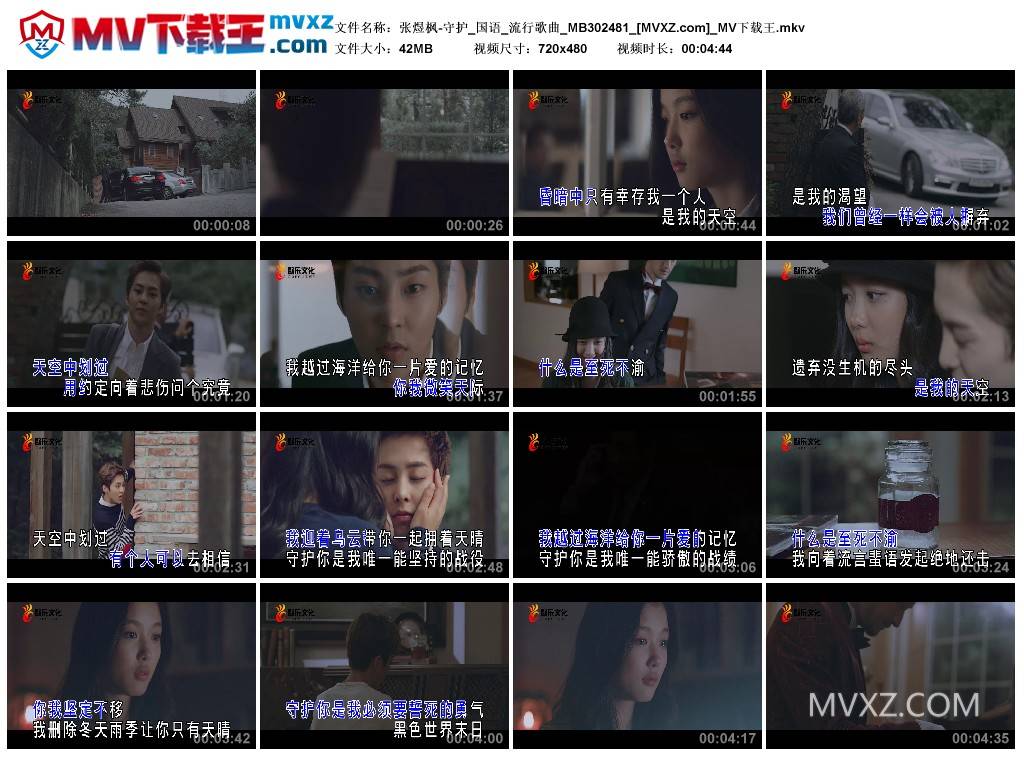 张煜枫-守护_国语_流行歌曲_MB302481